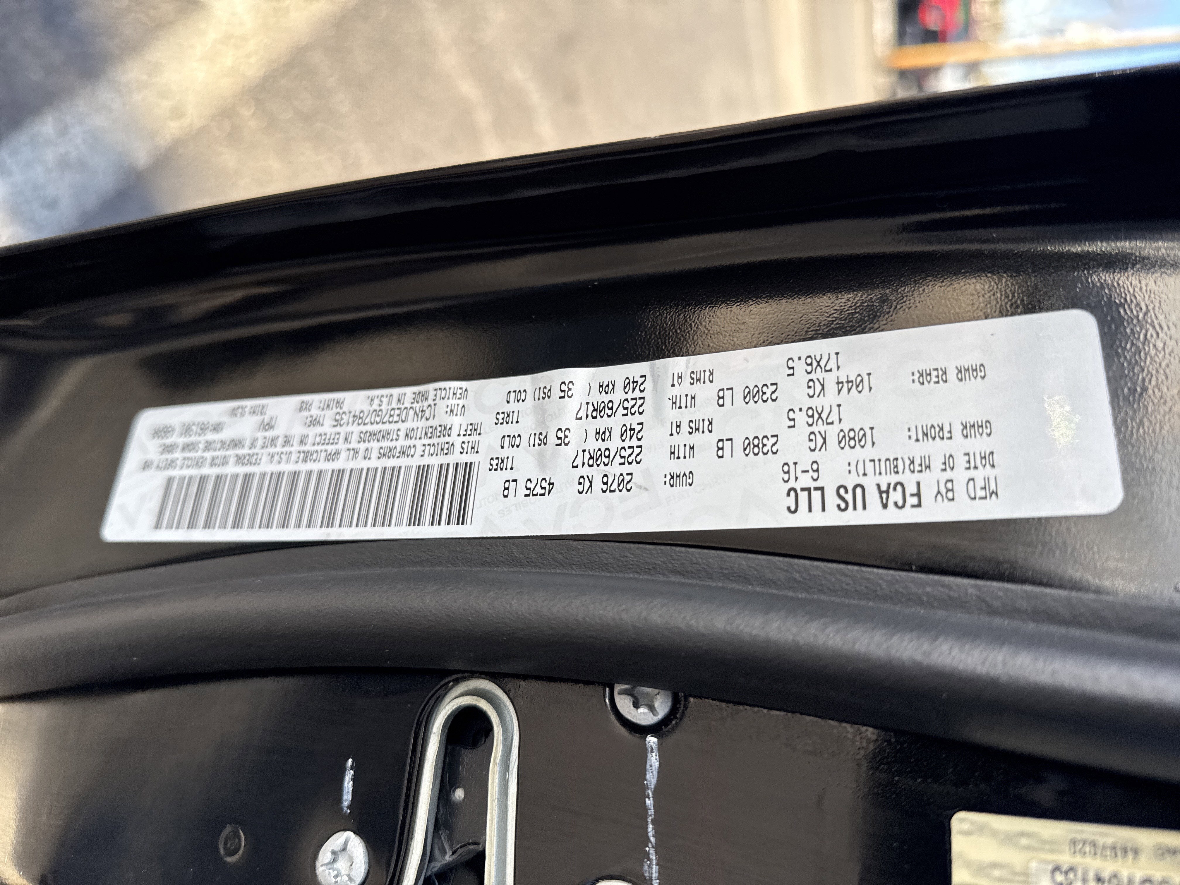 2016 Jeep COMPASS HIGH ALTITUDE