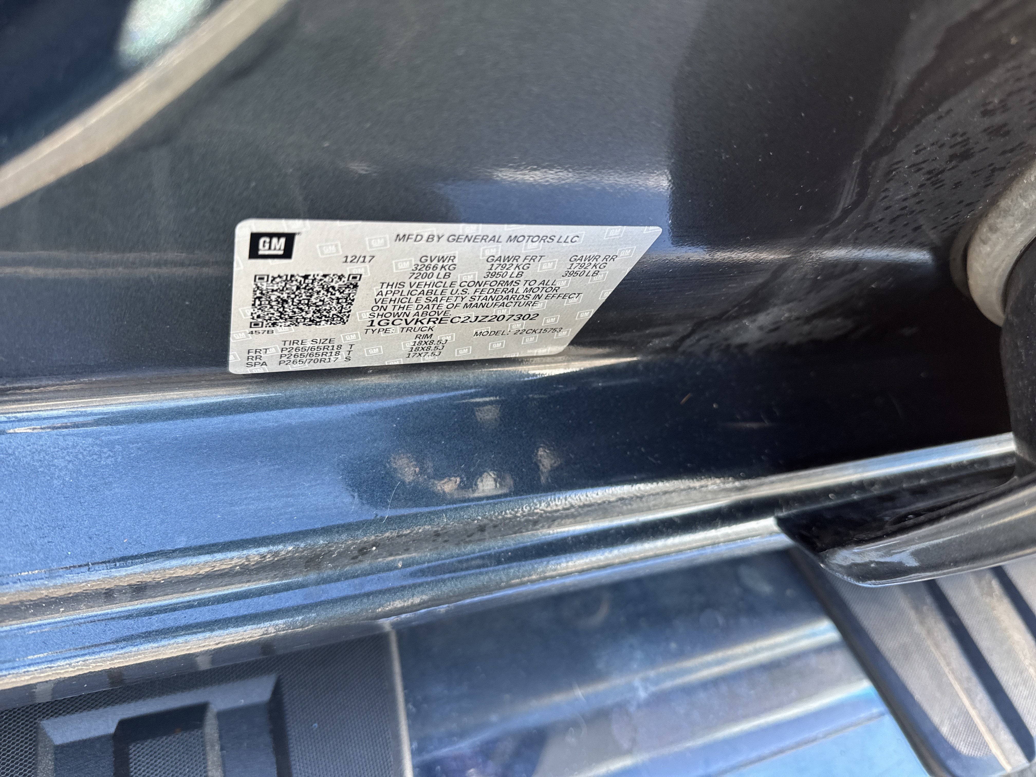 2018 Chevrolet Silverado 1500 LT